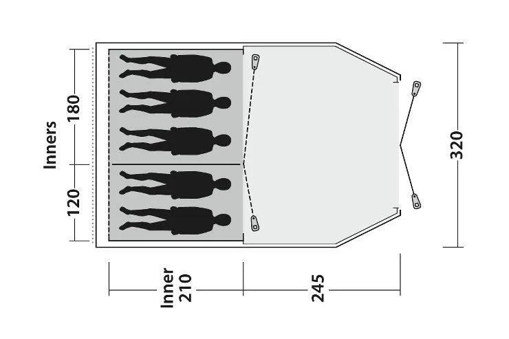 Outwell Dash 5 Tent