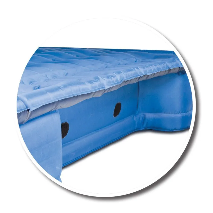PPI-103 Mid Size 6.0′-6.5′ Standard Bed Blue Truck Bed Mattress-Built-in Rechargeable Battery Air Pump