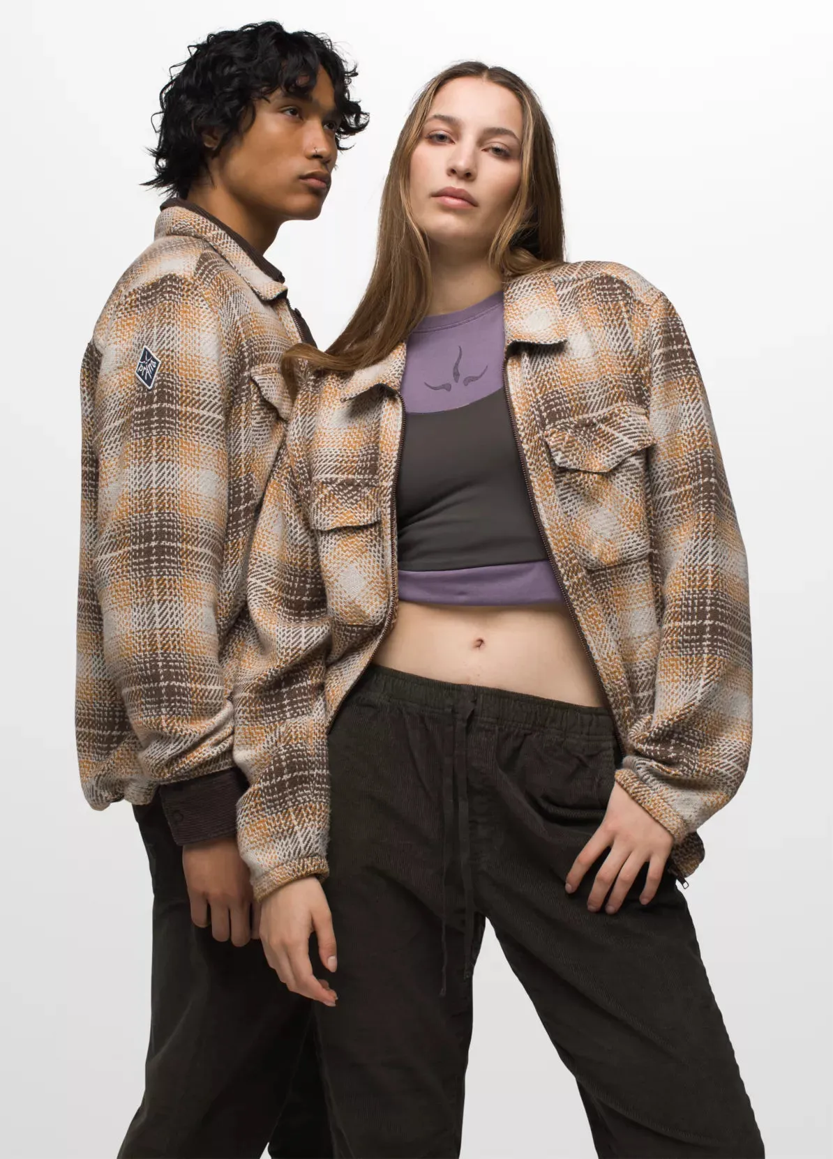 PRA1973791 Prana Heritage Zip Flannel