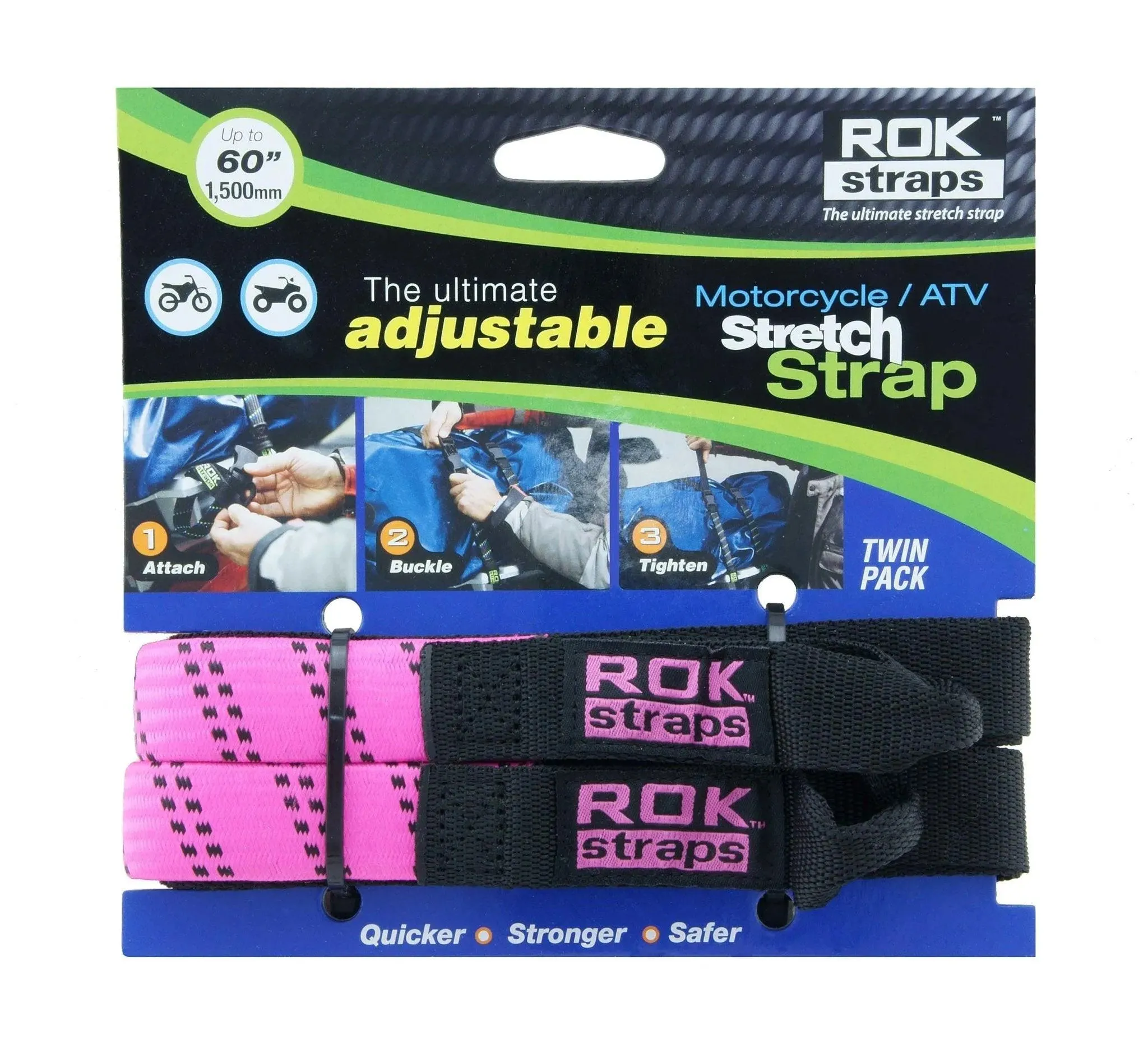 ROK Straps | Adjustable Motorcycle Strap