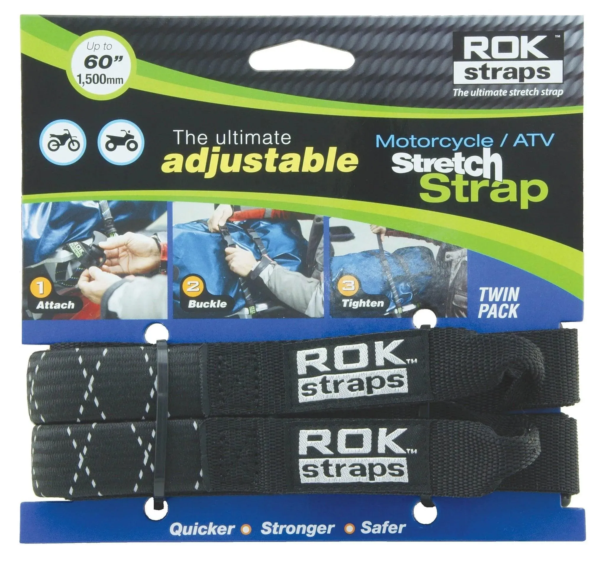 ROK Straps | Adjustable Motorcycle Strap