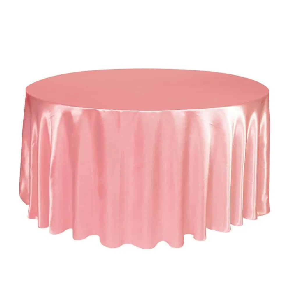 Satin Tablecloth in Multiple Colors