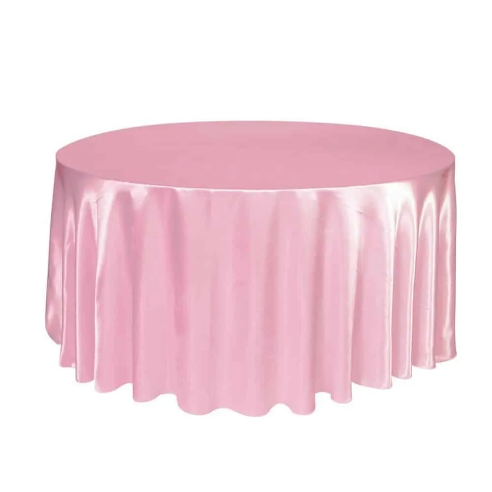 Satin Tablecloth in Multiple Colors