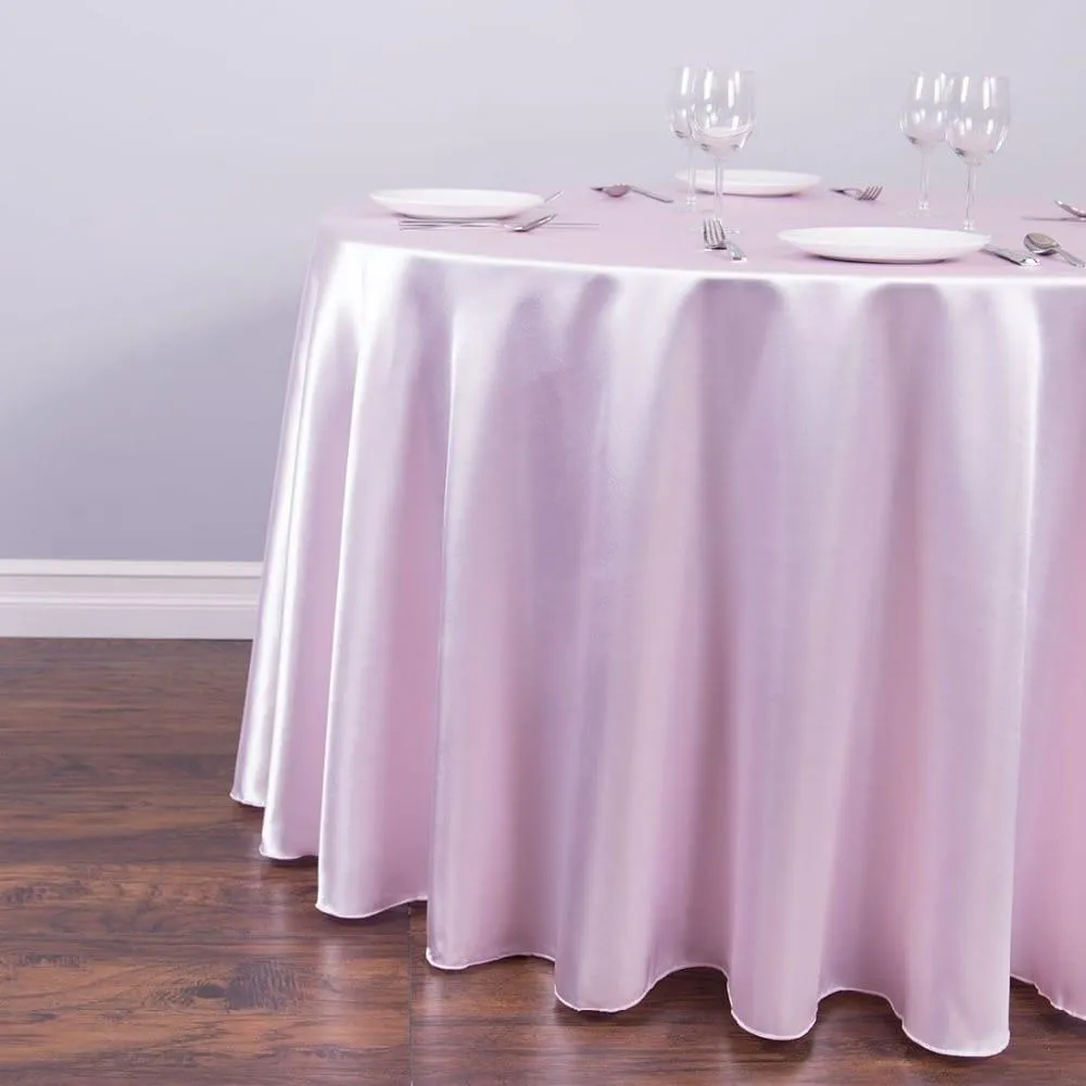 Satin Tablecloth in Multiple Colors