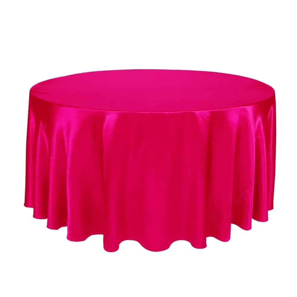 Satin Tablecloth in Multiple Colors