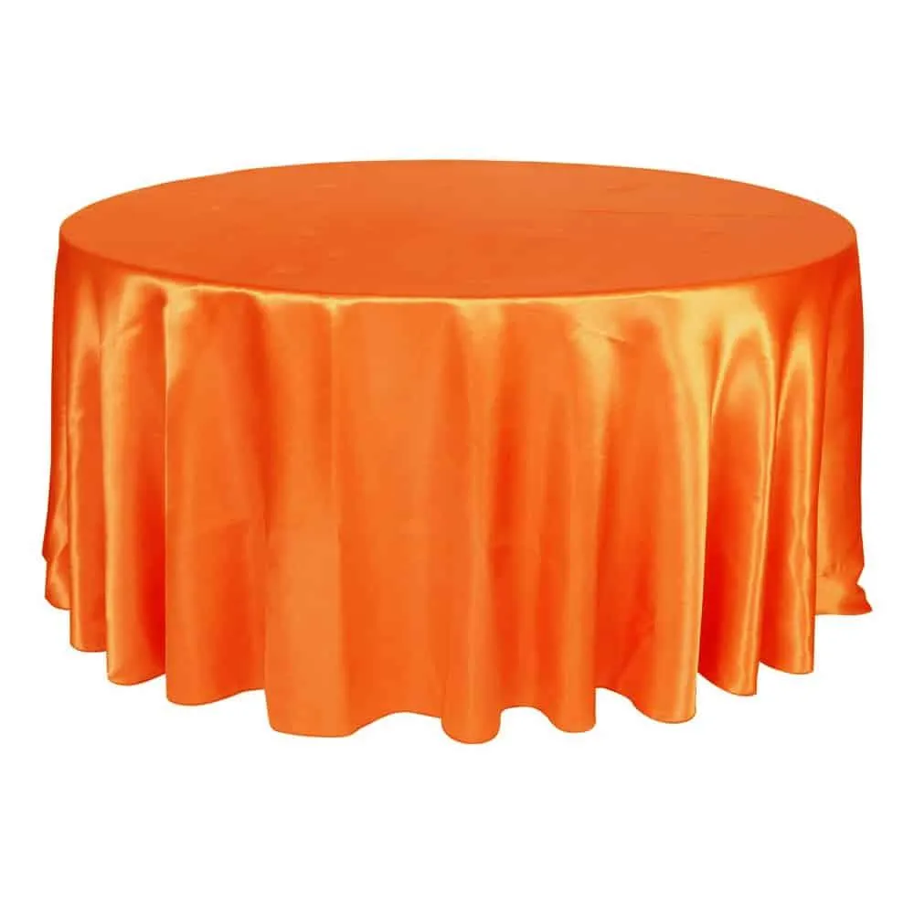 Satin Tablecloth in Multiple Colors
