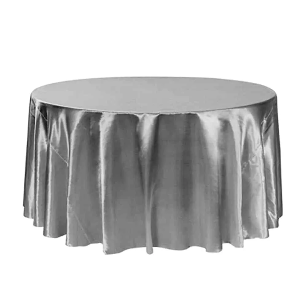 Satin Tablecloth in Multiple Colors