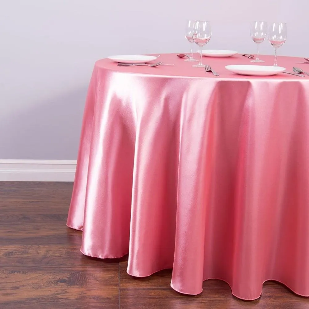 Satin Tablecloth in Multiple Colors