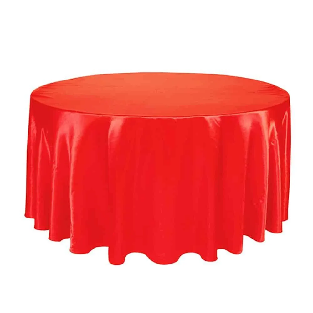 Satin Tablecloth in Multiple Colors