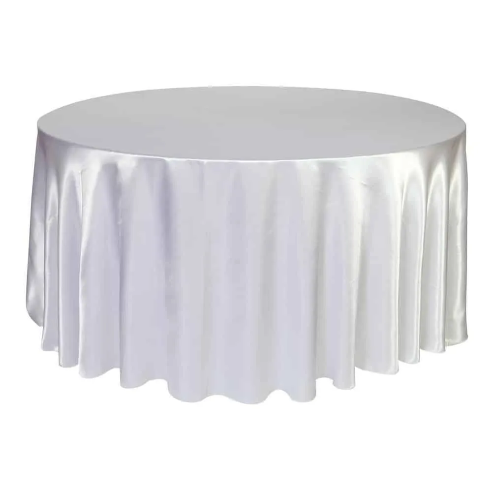 Satin Tablecloth in Multiple Colors