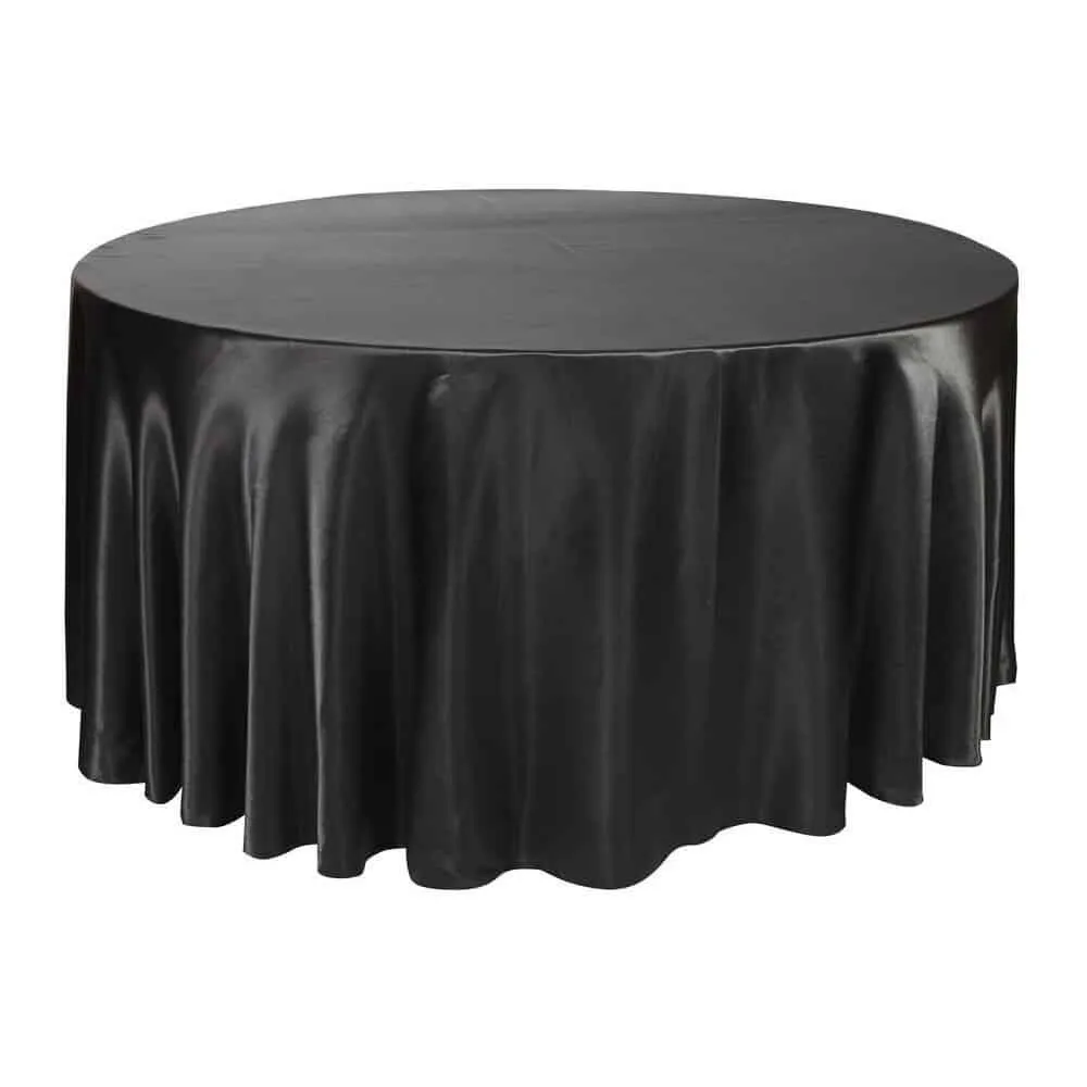 Satin Tablecloth in Multiple Colors