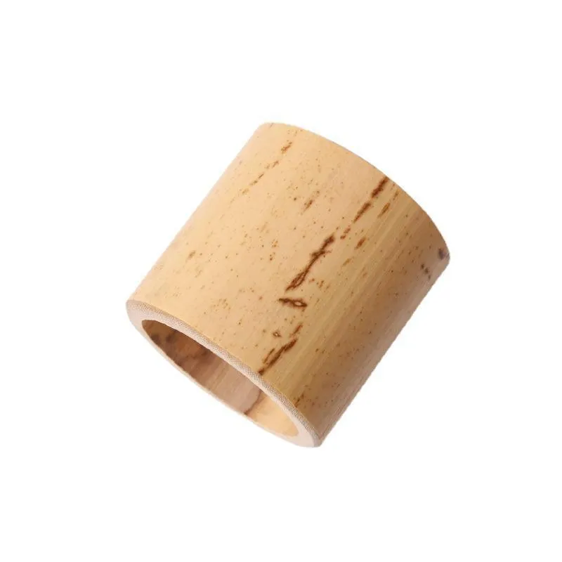 Set of 10 Natural Jute Napkin Rings
