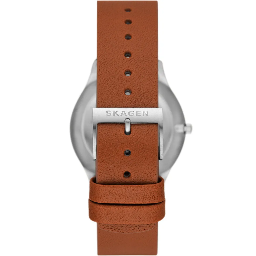 Skagen Sunby Mens Watch SKW6908 - Stainless Steel Mesh Strap, Minimalist Design