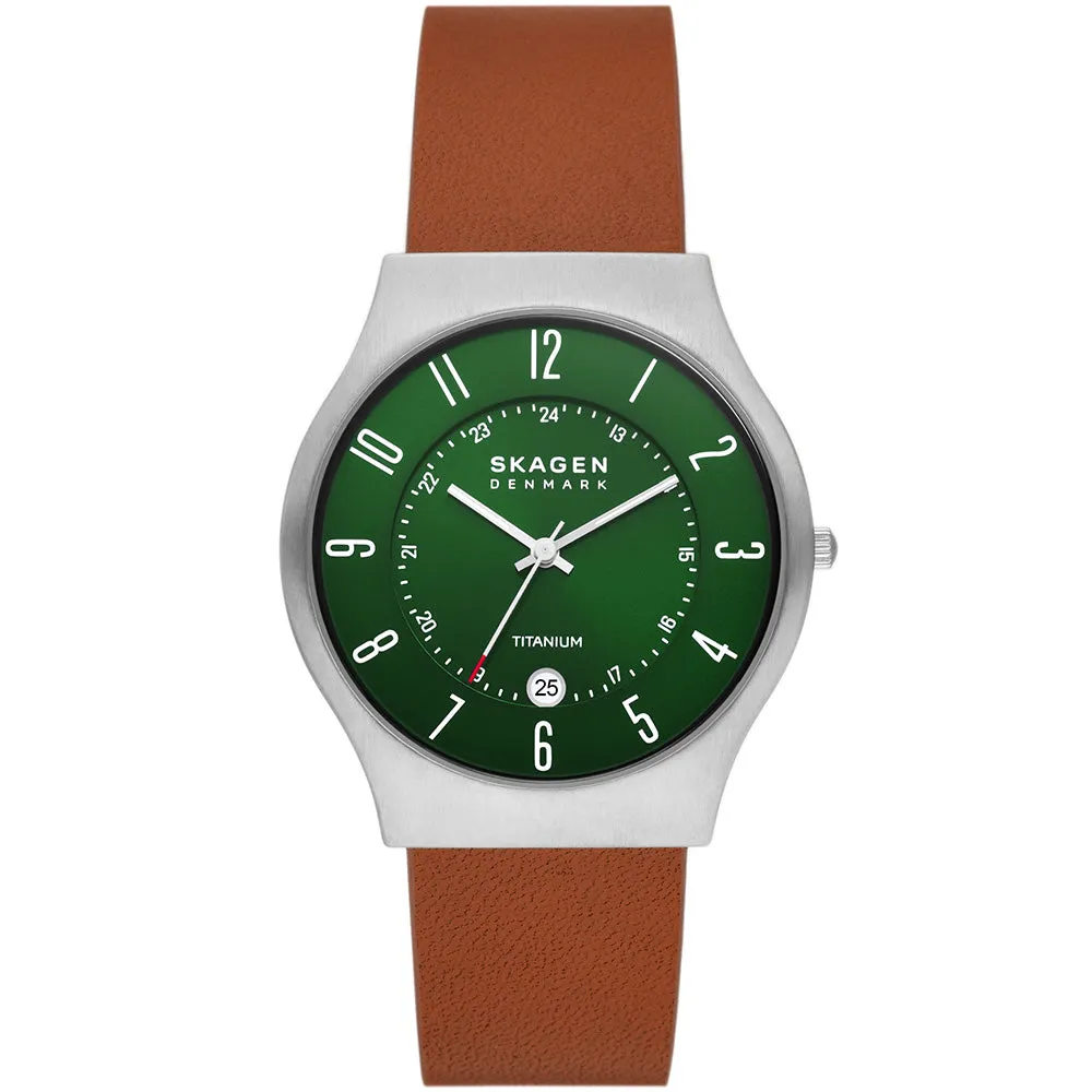 Skagen Sunby Mens Watch SKW6908 - Stainless Steel Mesh Strap, Minimalist Design