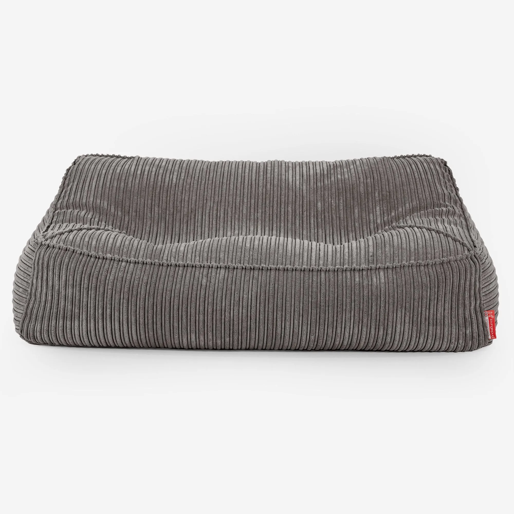 Sloucher Bean Bag Sofa - Cord Graphite Grey