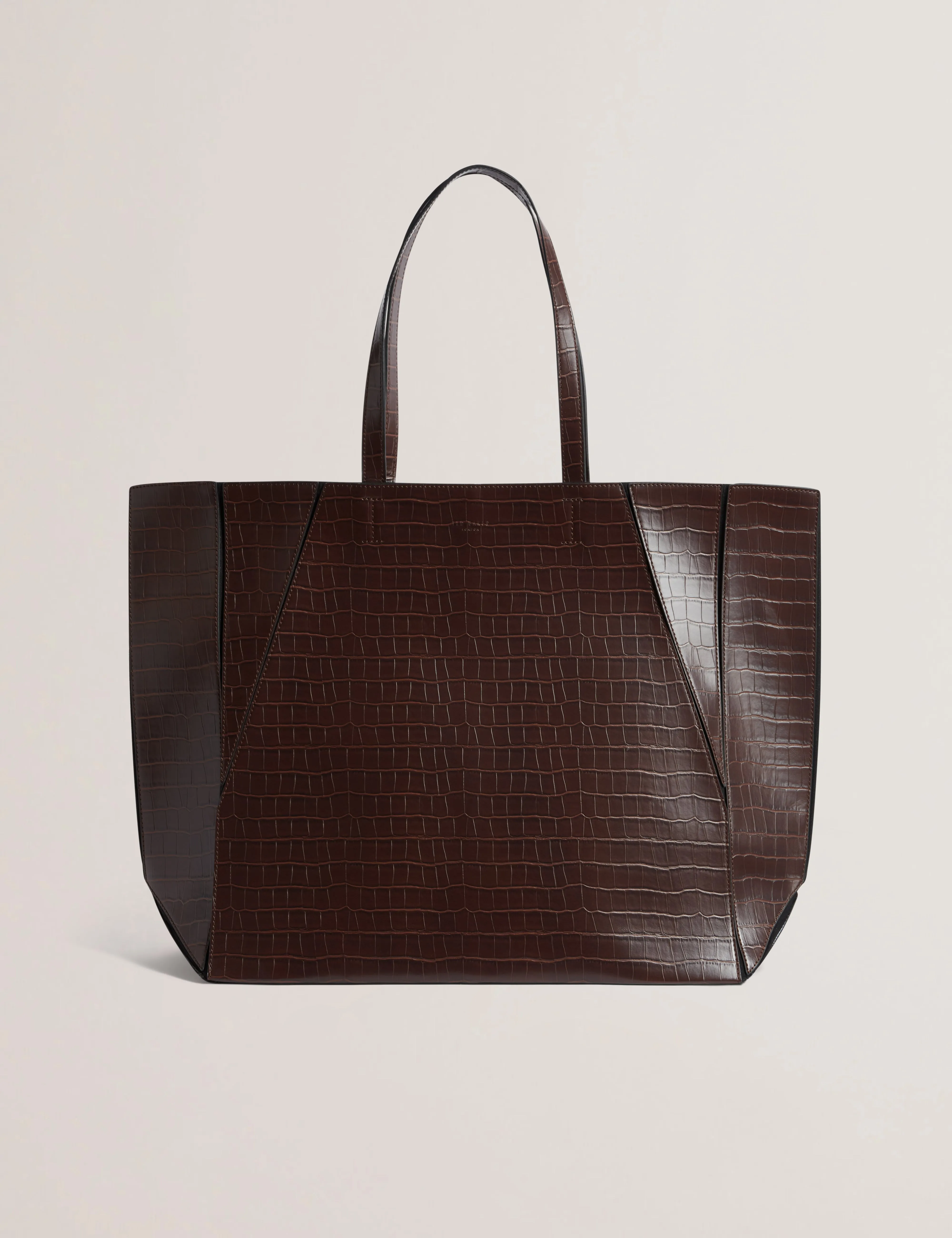 Sophyna Croc Effect Collapsible Large Brown