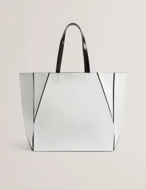 Sophyna Croc Effect Collapsible Large White