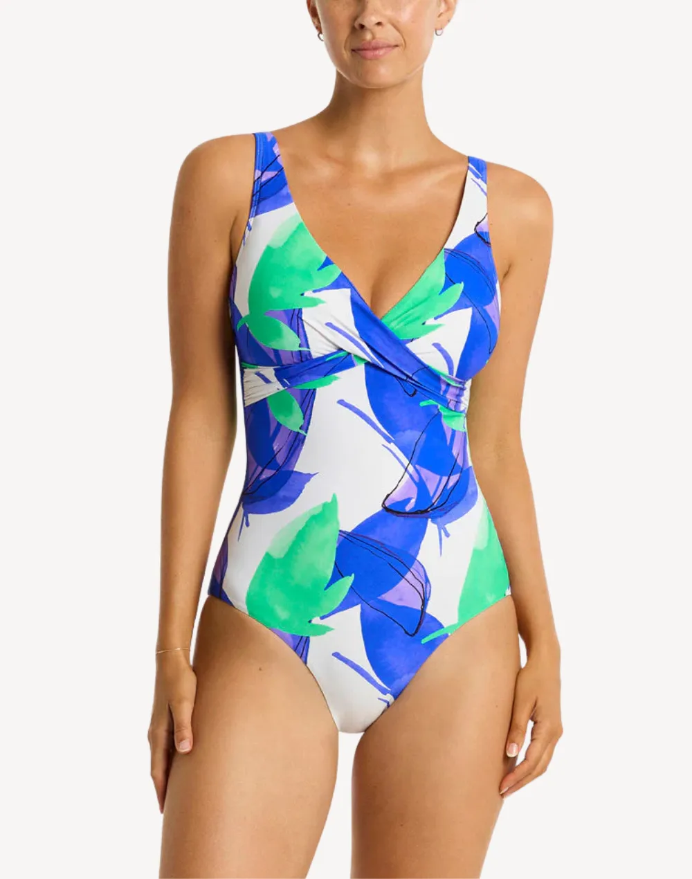 Sublime Cross Front Multifit One Piece Swimsuit