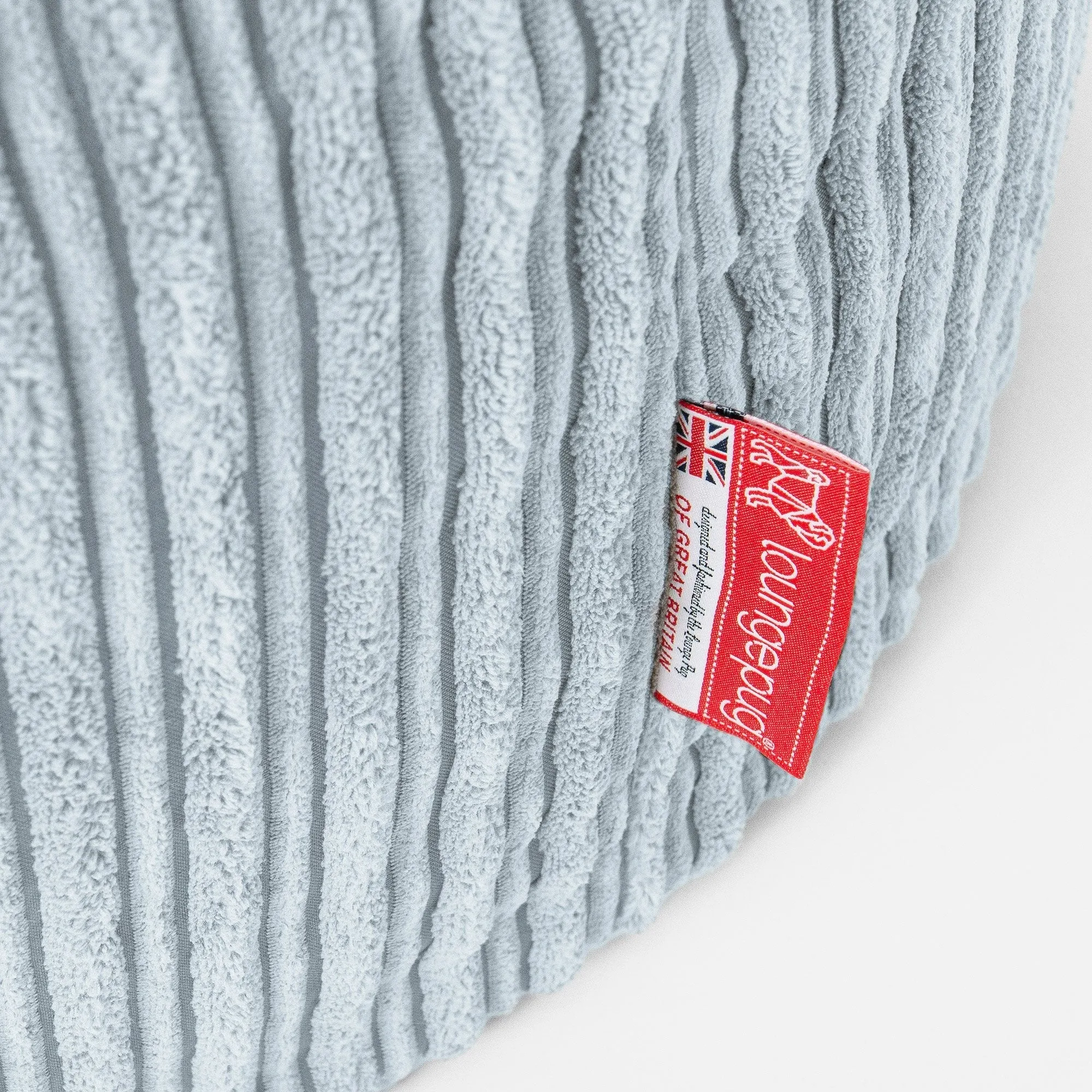 The 3 Seater Albert Sofa Bean Bag - Cord Baby Blue