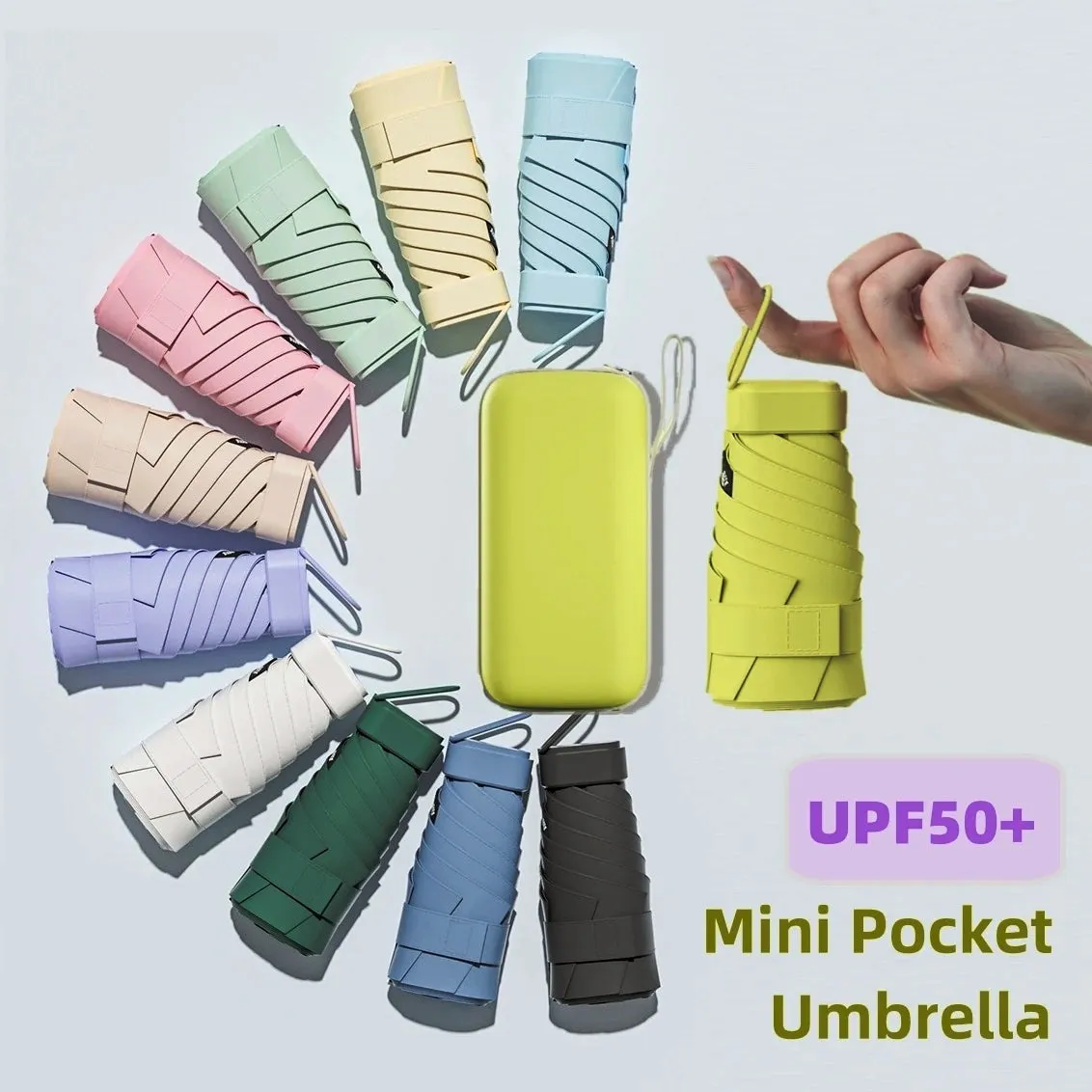 UPF50  Mini Folding Umbrella