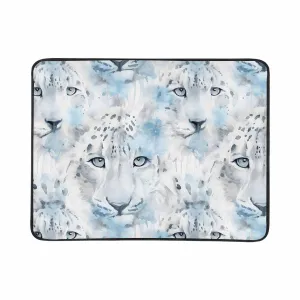 White Leopard  Beach Mats 78"x 60"